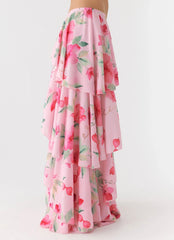 Falda maxi escalonada Melody Remedy - Pétalo Soleil