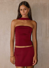 Top Do It Again - Rojo Oscuro