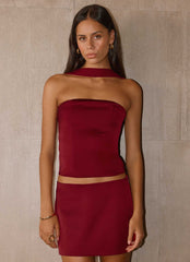 Top Do It Again - Rojo Oscuro