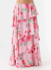 Falda maxi escalonada Melody Remedy - Pétalo Soleil