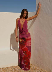 Top cuello vuelto Sweet Charm - Violeta