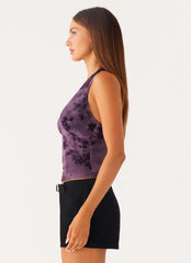Top halter Hanny - Morado