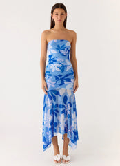 Vestido midi Lo Siento - Jardín Índigo