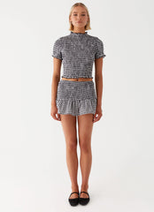Camiseta Sweetest Pie - Cuadros Vichy Negros