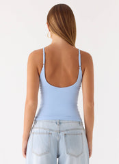 Top de tirantes Blondie - Azul