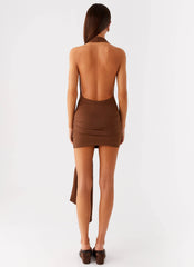 Minivestido Orchard - Chocolate