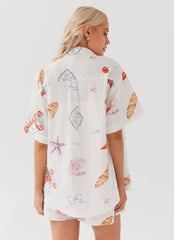 Camisa de Lino Oversize Sweet Relief - Banchetto
