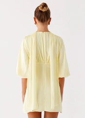 Minivestido Mary - Amarillo