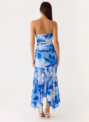 Vestido midi Lo Siento - Jardín Índigo