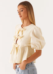 Top con lazo Western Wind - Amarillo