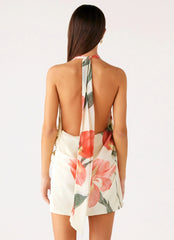 Minivestido Eleanora Plunge - Estampado floral Siena