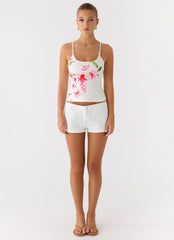 Top Cami Garrix Bead - Arrecife Marfil