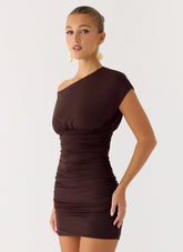 Minivestido Liana - Chocolate