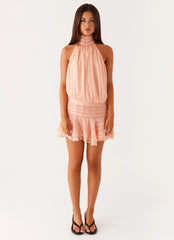 Minivestido de gasa Willow - Naranja