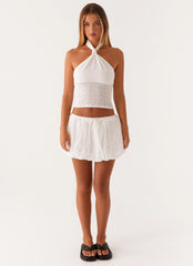 Top halter Sweet Dream - Blanco