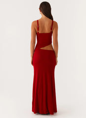 Vestido largo Jocelyn - Rojo