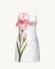 Iris Appliqu�� Mini Dress - White