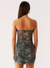 Minivestido Vayda - Flores vintage