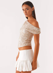 Top All Star sin Hombros - Plateado