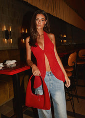 Top Halter At Last - Rojo Rubí