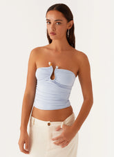 Top sin mangas Rudy - Azul