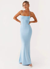 Maxivestido Talk About Us - Azul