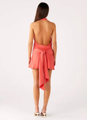 Minivestido Kenzie - Coral