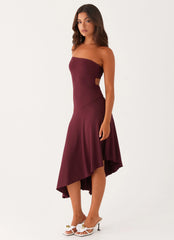 Vestido midi Juliana - Mulberry