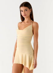 Minivestido Spiced Sunset - Amarelo Bebê