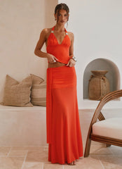 Falda larga Blaze - Rojo fuego