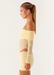 Minivestido No Doubt - Amarillo