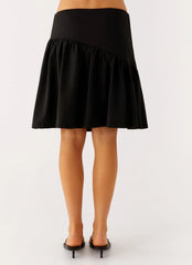 Falda Midi Rayna - Negro