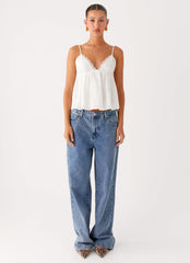 Top Cami Esquecer - Branco