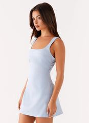 Minivestido Caia - Azul