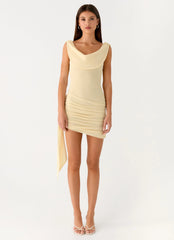 Minivestido Good Fortune - Amarillo