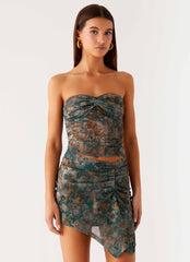 Minivestido Vayda - Flores vintage
