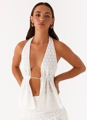 Top con lazo Indiana - Blanco