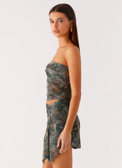 Minivestido Vayda - Flores vintage