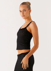 Top Cami Ophira - Negro