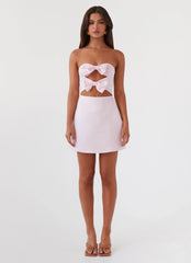 Minivestido con lazo Girl Crush - Rosa
