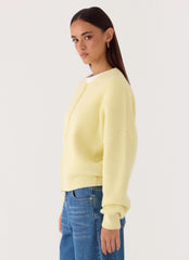 Jersey Codi con cremallera - Amarillo