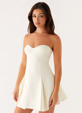 Minivestido sin tirantes Victoria - Butter