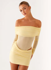 Minivestido No Doubt - Amarillo