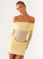 Minivestido No Doubt - Amarillo