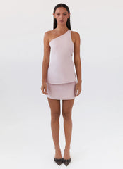 Top de un Hombro Zeina - Rosa