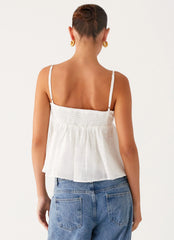 Top Cami Esquecer - Branco