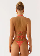 Traje de baño con aberturas Dandara - Naranja