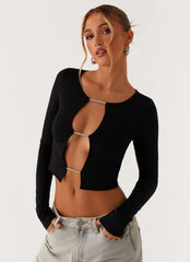 Top Pippa - Negro