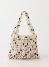 Bolsa de Crochê Club Tropica - Creme