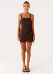 Minivestido Piper - Chocolate